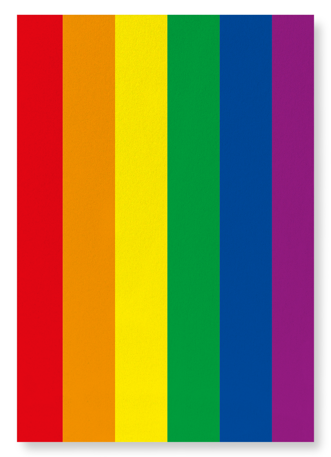 LGBT RAINBOW PRIDE FLAG: Colourblock Art Print