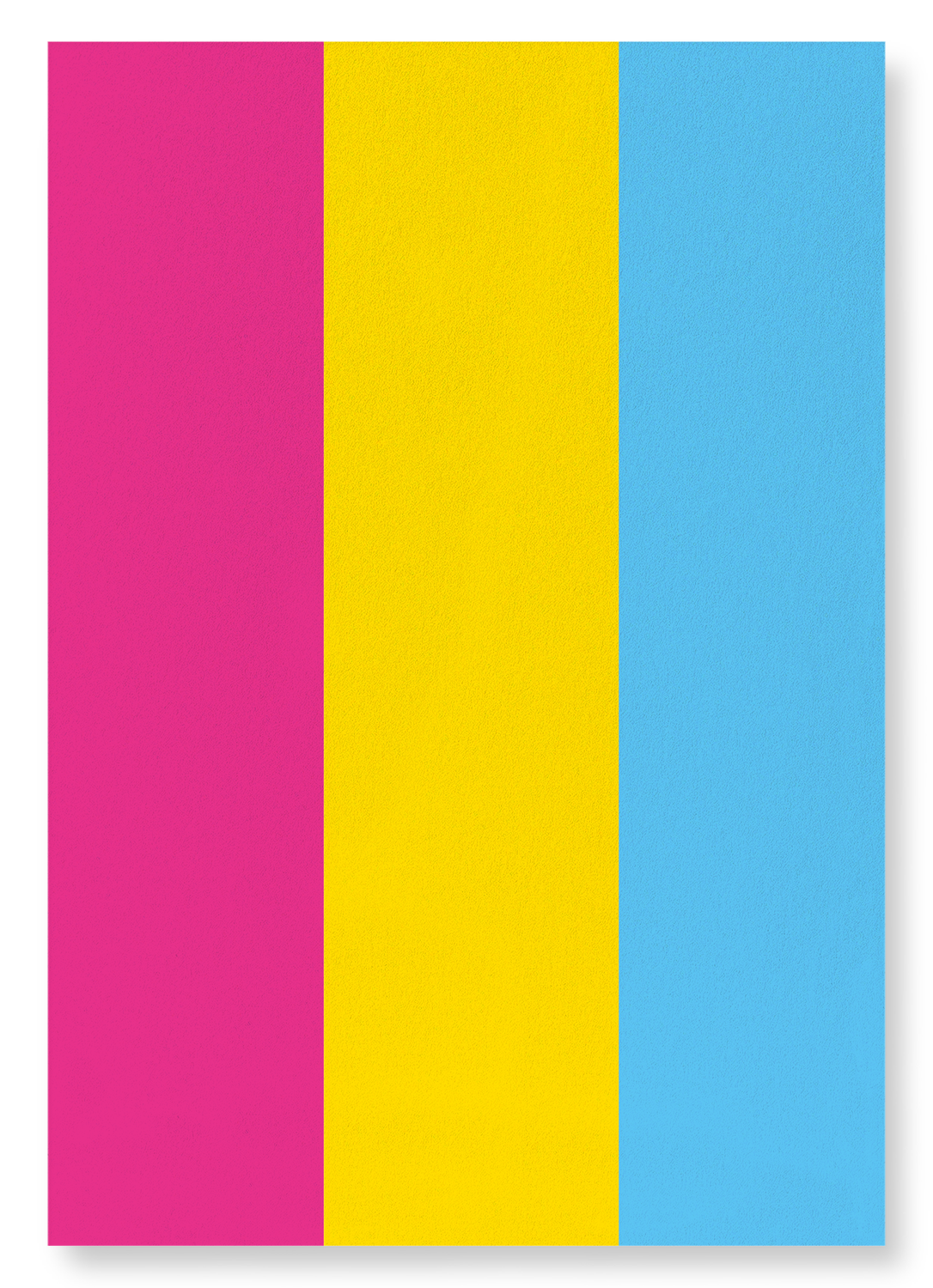 PANSEXUAL PRIDE FLAG: Colourblock Art Print