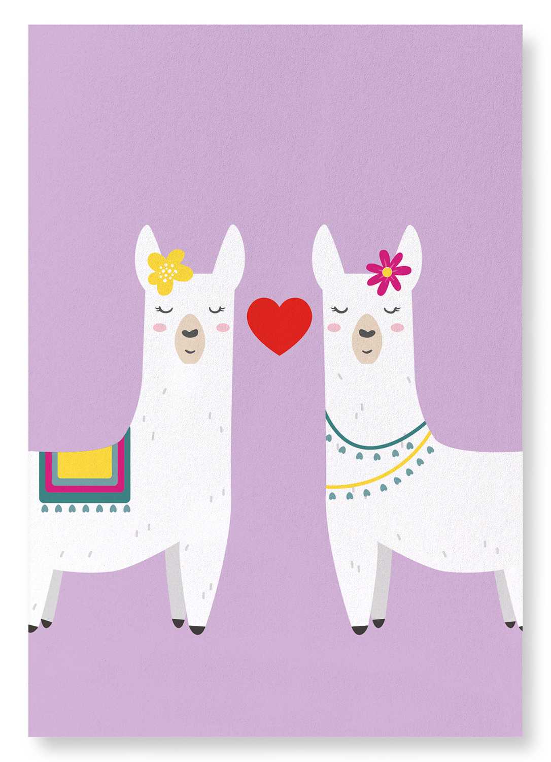 MRS & MRS LLAMOUR: Colourblock Art Print