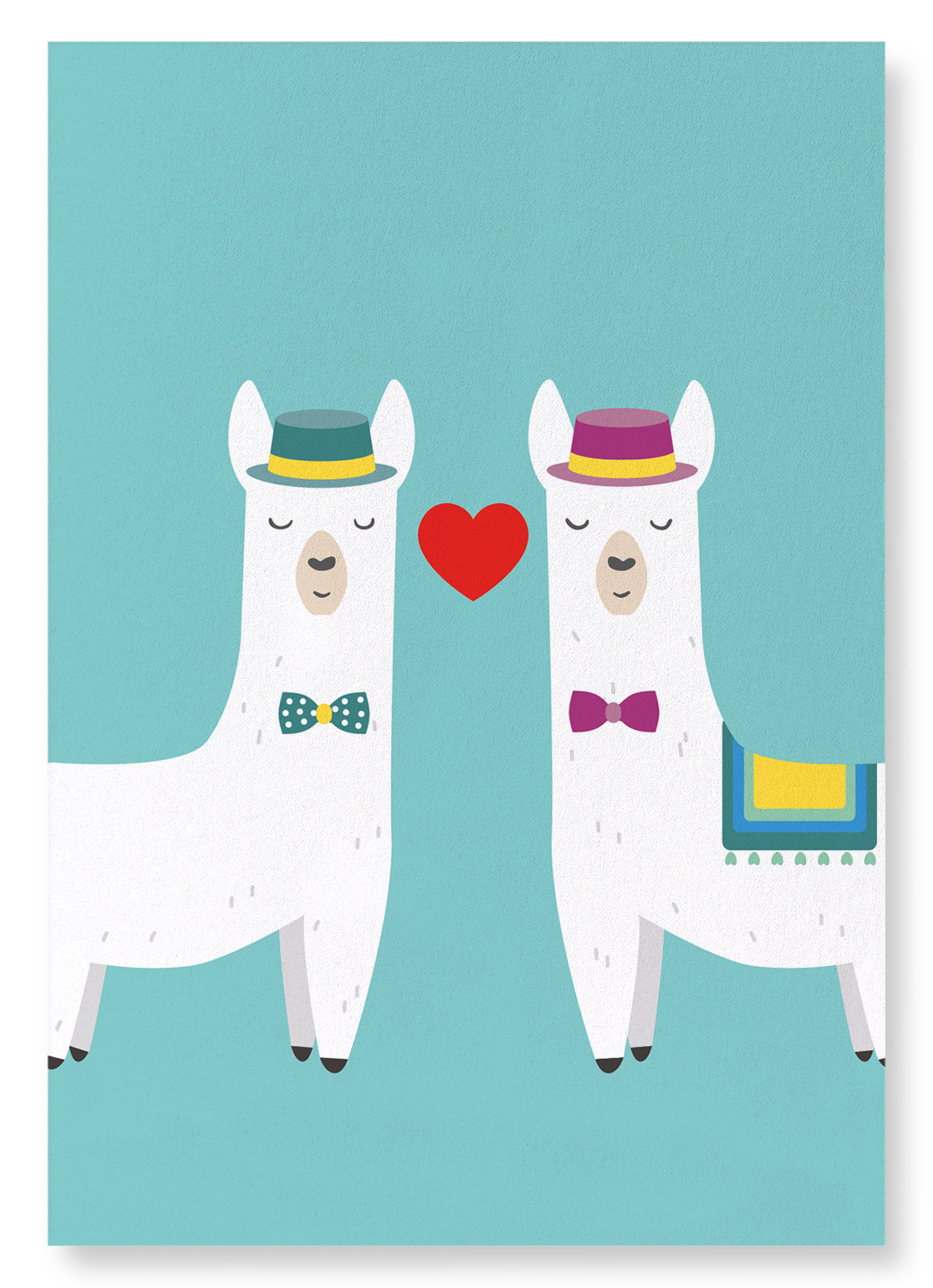 MR & MR LLAMOUR: Colourblock Art Print