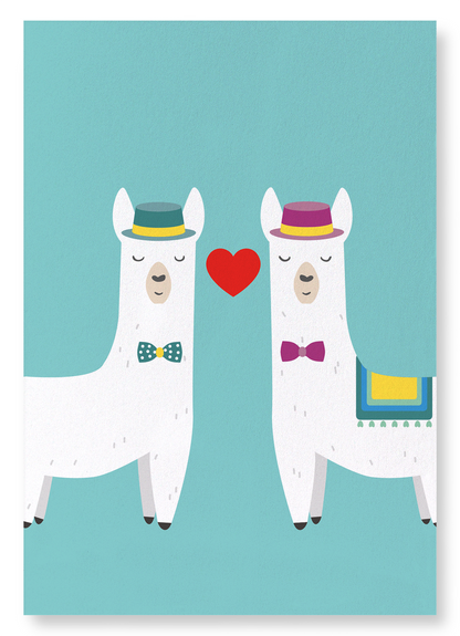 MR & MR LLAMOUR: Colourblock Art Print