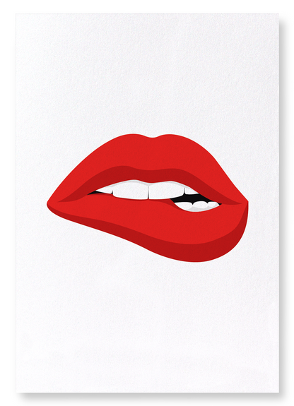 LIPS: Colourblock Art Print