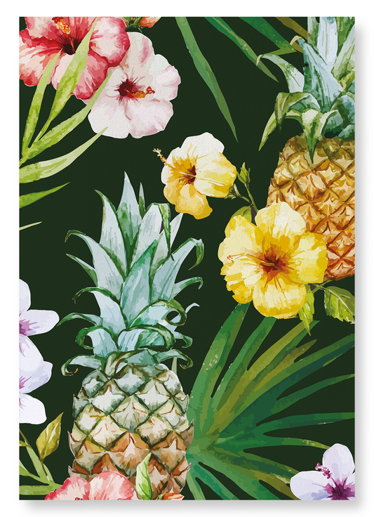 PINEAPPLE PARADISE: Painting Art Print