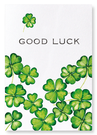 LUCKY CLOVER: Watercolour Art Print