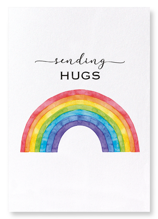 SENDING HUGS: Watercolour Art Print