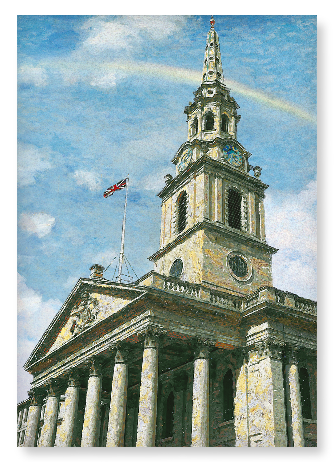 ST MARTIN'S IN THE FIELDS: Painting Art Print