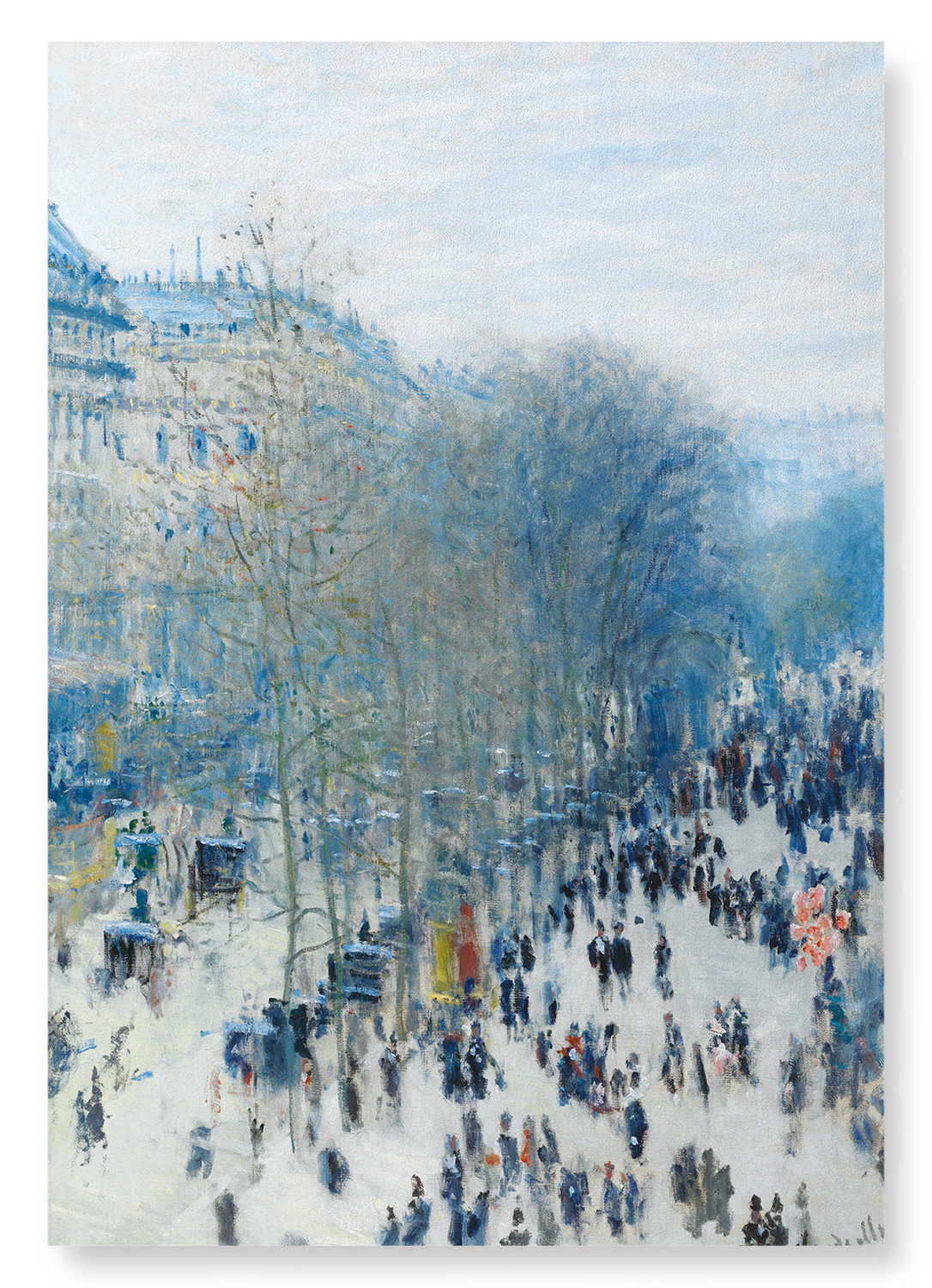 BOULEVARD DES CAPUCINES BY MONET: Painting Art Print