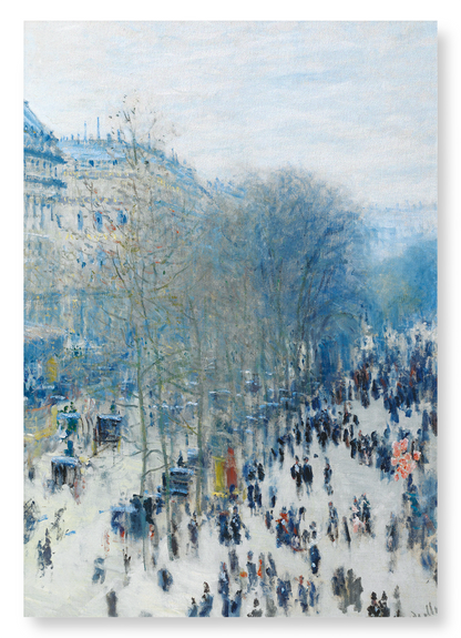 BOULEVARD DES CAPUCINES BY MONET: Painting Art Print