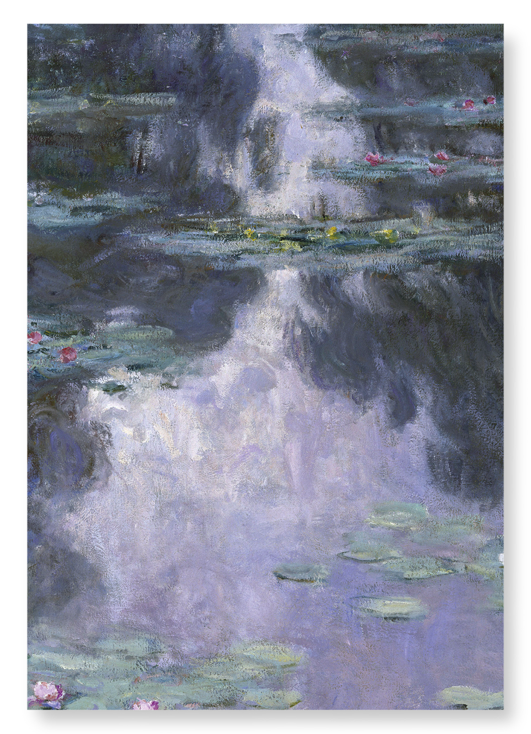 WATER LILIES NO.2 BY MONET: Painting Art Print