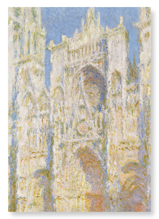 ROUEN CATHEDRAL WEST FAÇADE BY MONET: Painting Art Print