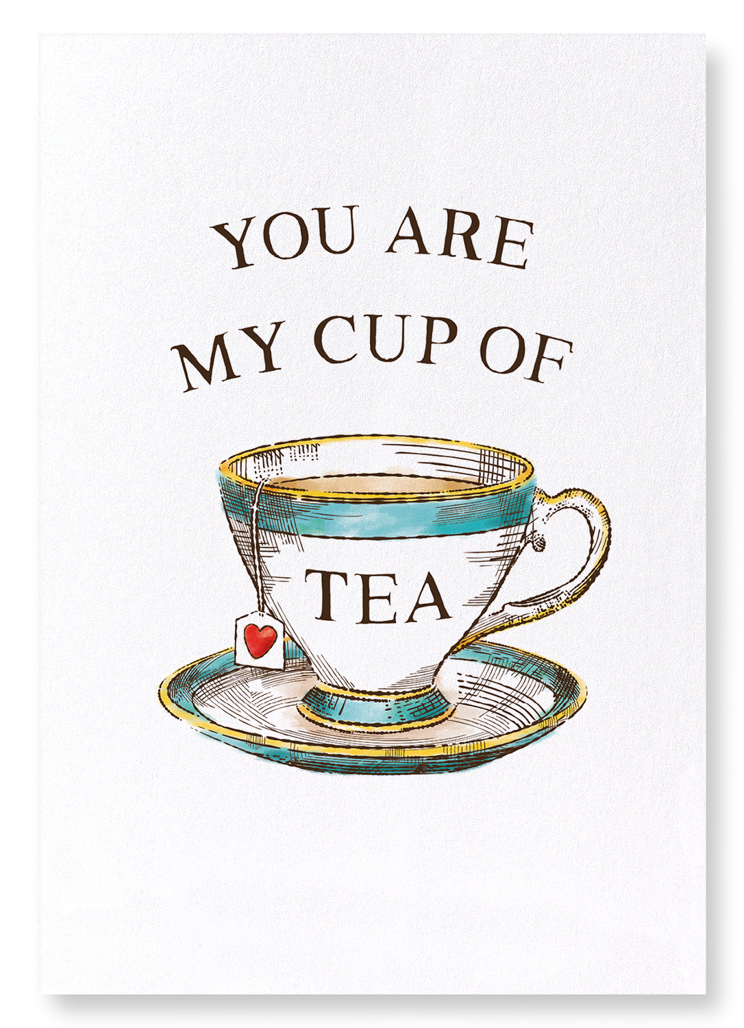 MY CUP OF TEA: Victorian Art Print