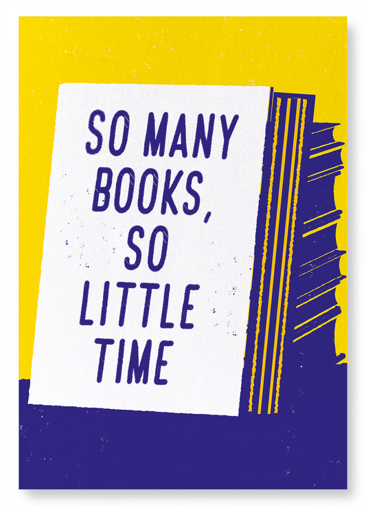 SO MANY BOOKS: Painting Art Print