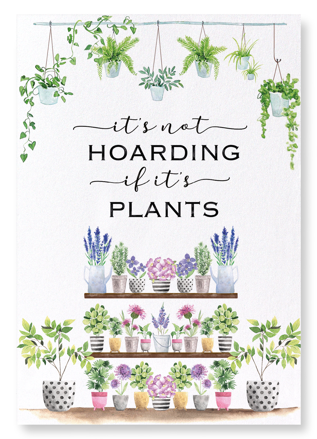 HOARDING PLANTS: Watercolour Art Print