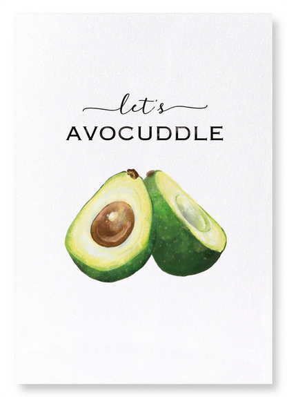 AVOCUDDLE: Watercolour Art Print