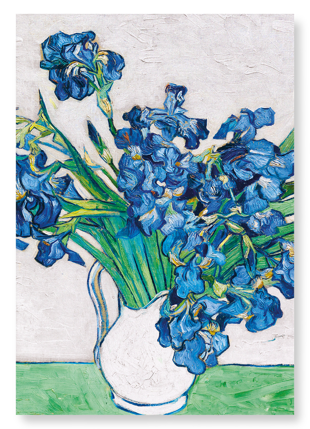 IRISES (1890) BY VAN GOGH: Painting Art Print