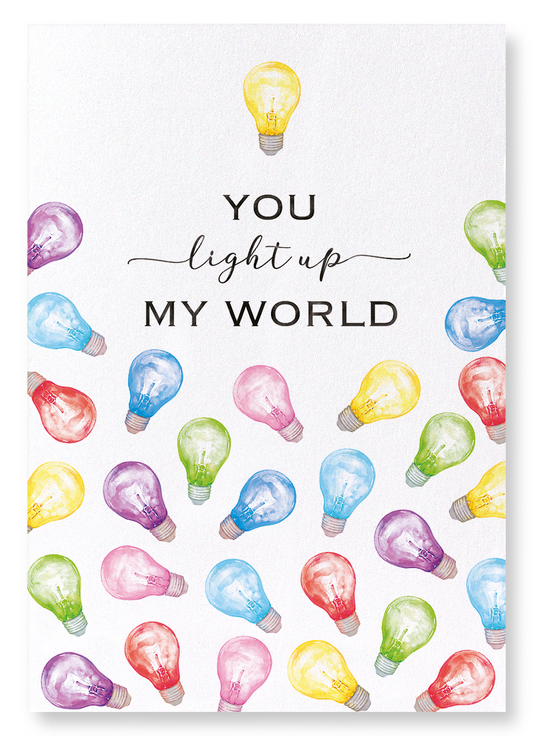 LIGHT UP MY WORLD: Watercolour Art Print