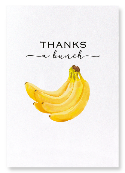 THANKS A BANANA BUNCH: Watercolour Art Print