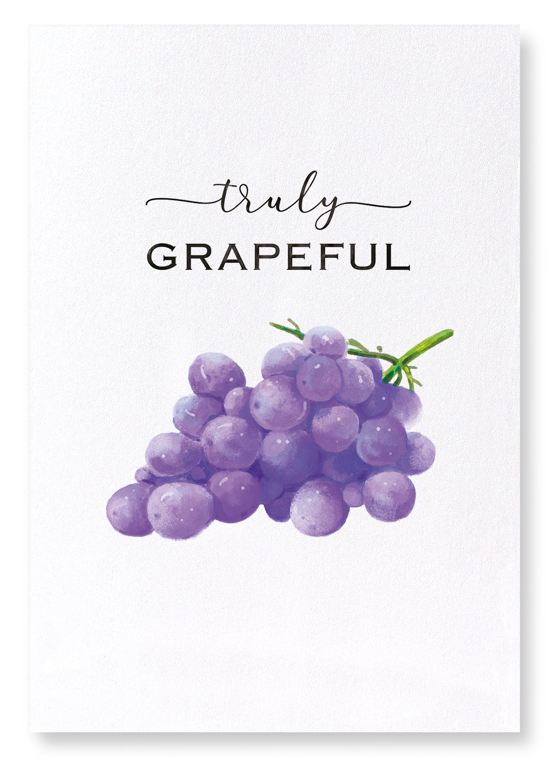 TRULY GRAPEFUL: Watercolour Art Print