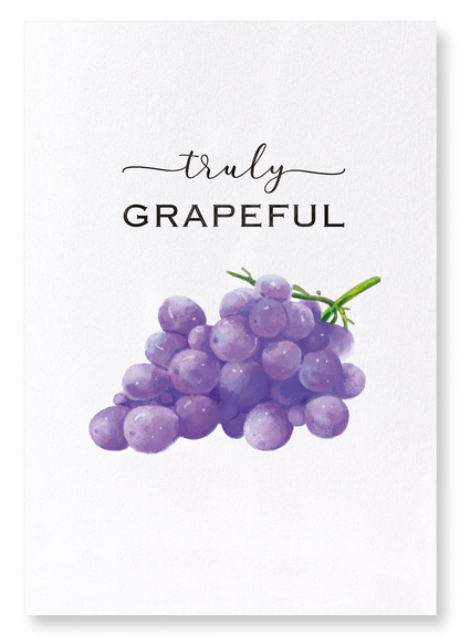 TRULY GRAPEFUL: Watercolour Art Print