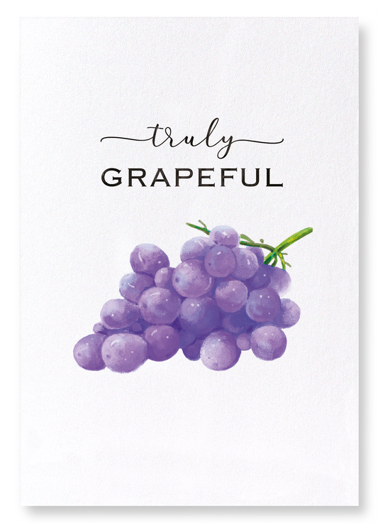 TRULY GRAPEFUL: Watercolour Art Print