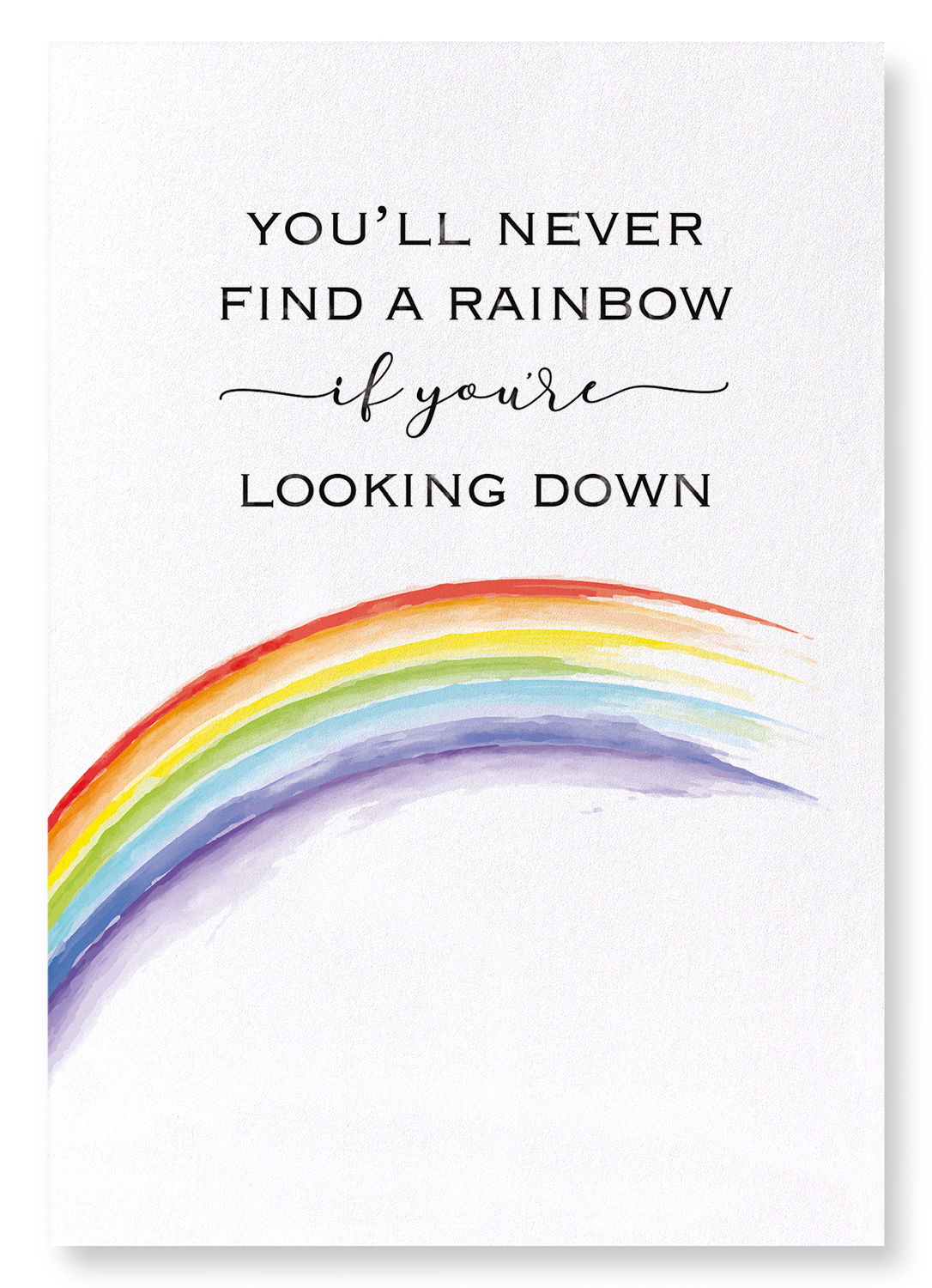 FINDING A RAINBOW: Watercolour Art Print
