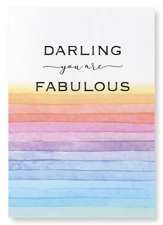 FABULOUS DARLING: Watercolour Art Print