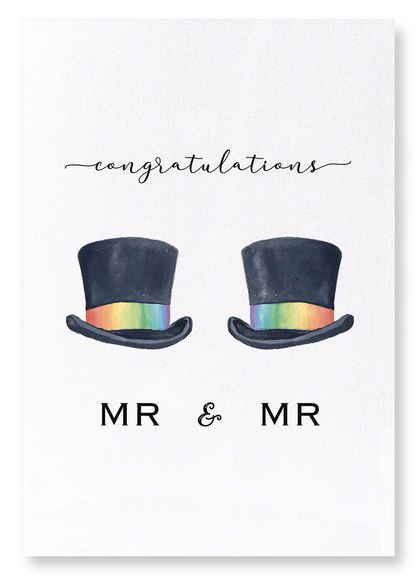 MR & MR HATS: Watercolour Art Print