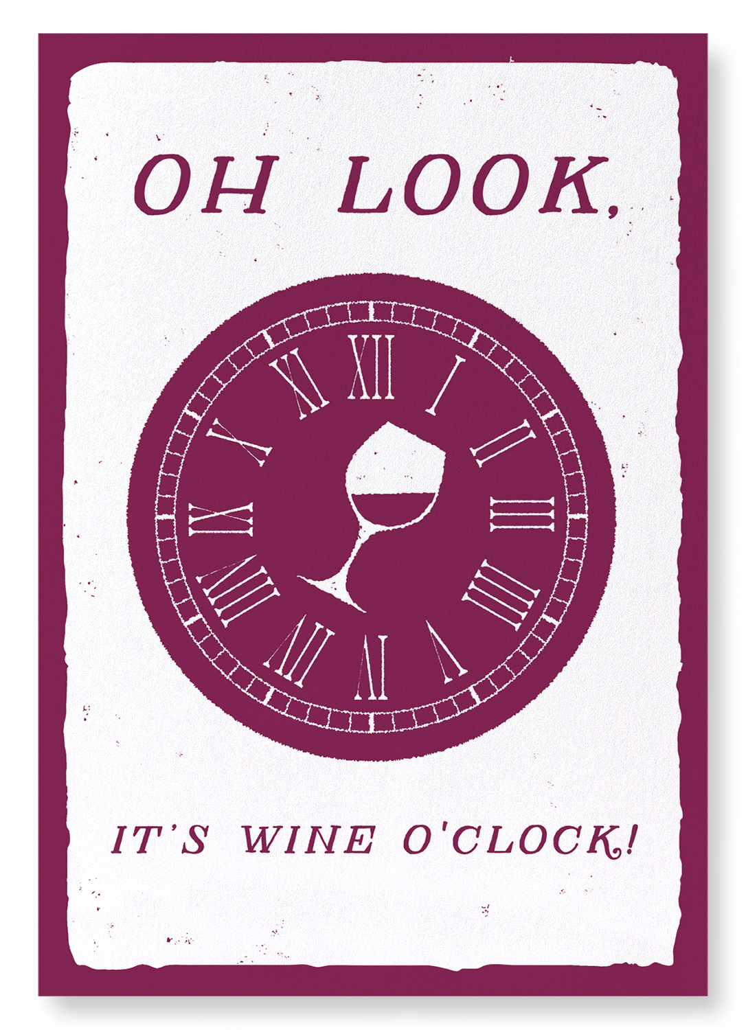 WINE O'CLOCK: Painting Art Print