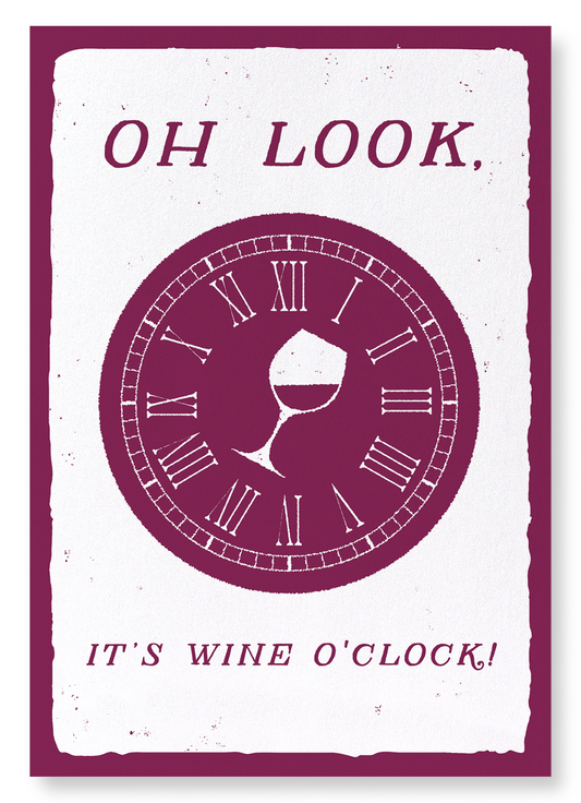 WINE O'CLOCK: Painting Art Print