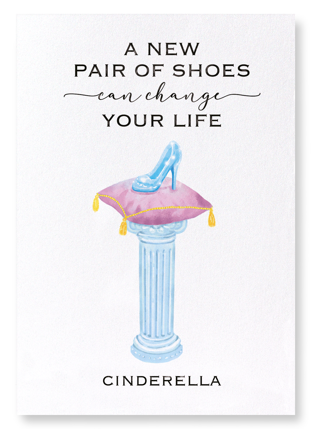 SHOES AND LIFE: Watercolour Art Print