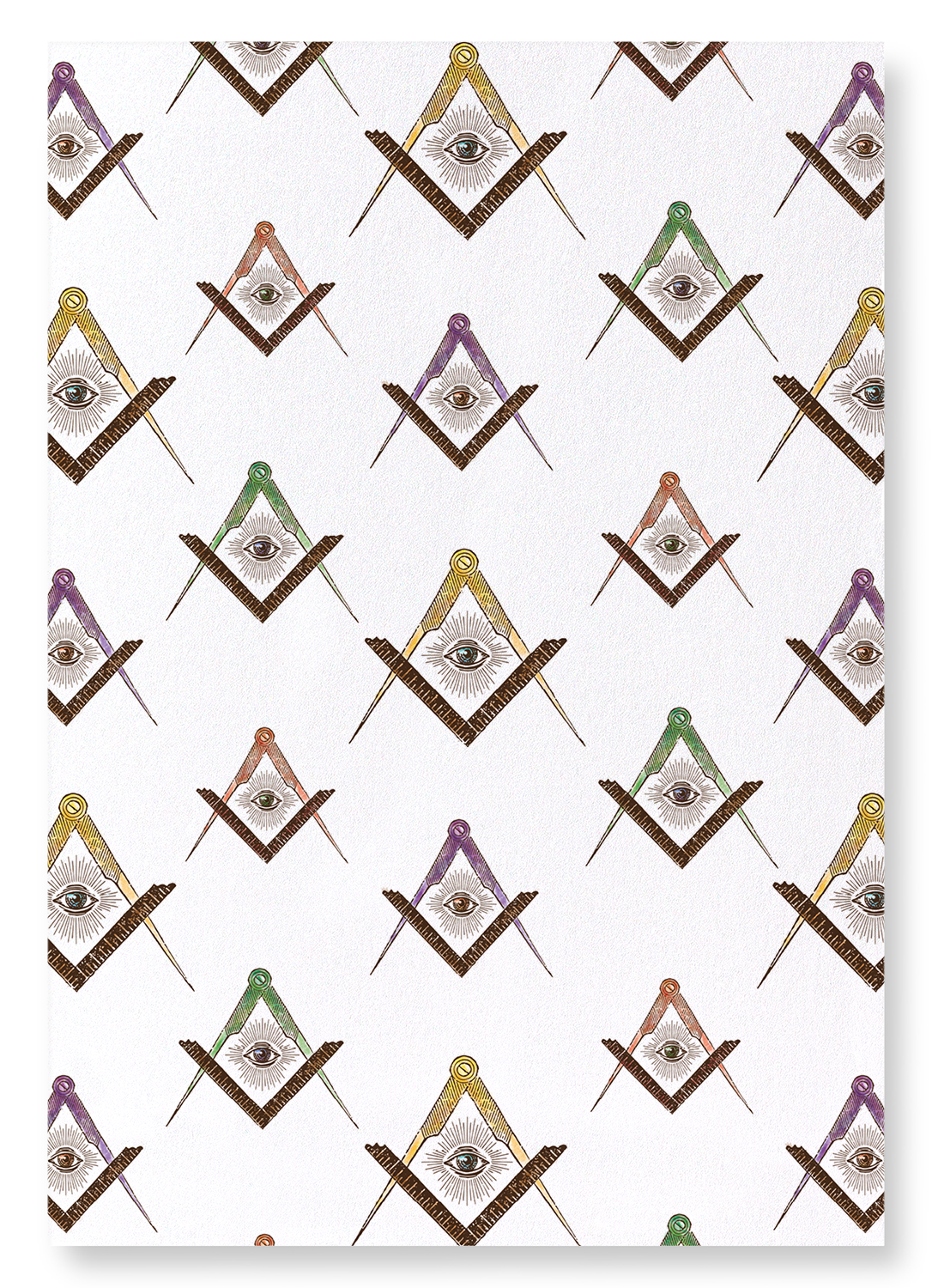 FREEMASON SYMBOL: Pattern Art Print