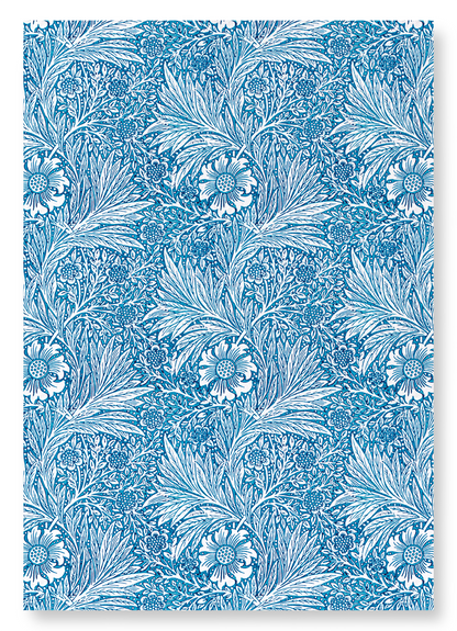 BLUE MARIGOLD: Pattern Art Print