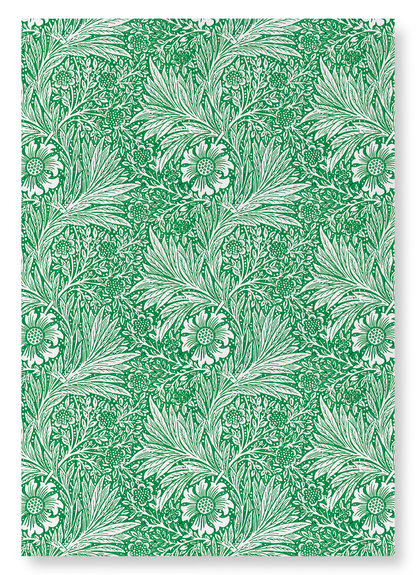 GREEN MARIGOLD: Pattern Art Print