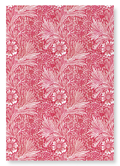 RED MARIGOLD: Pattern Art Print