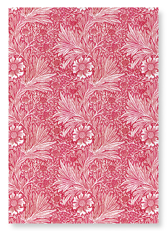 RED MARIGOLD: Pattern Art Print