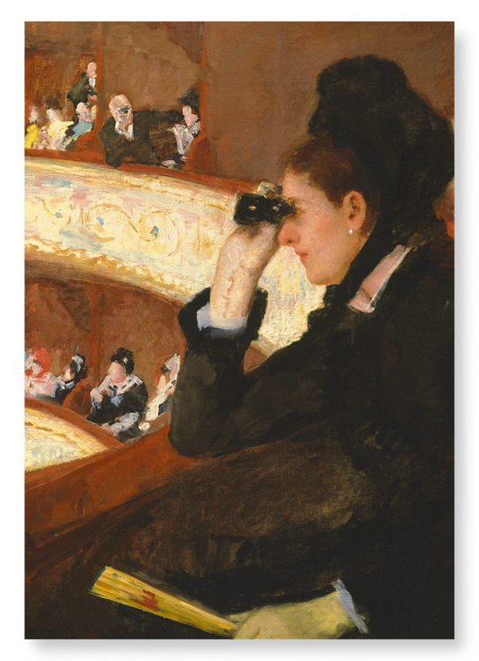 AT THE OPERA (1879): Painting Art Print