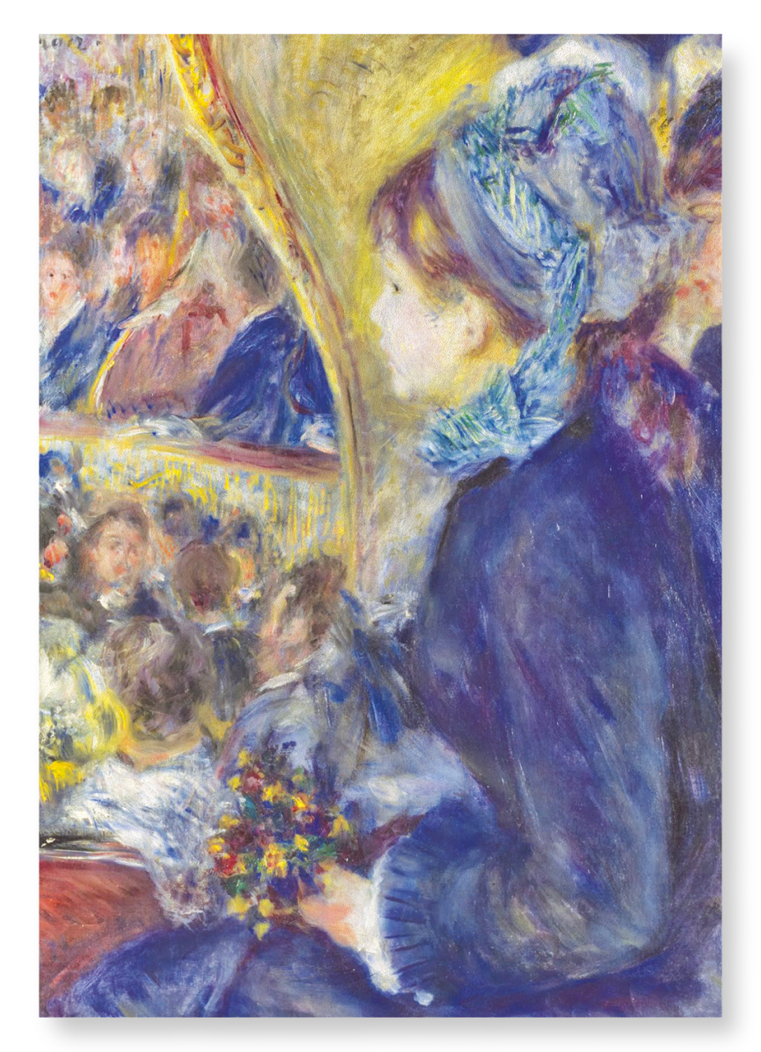 AT THE THEATRE (C.1876): Painting Art Print