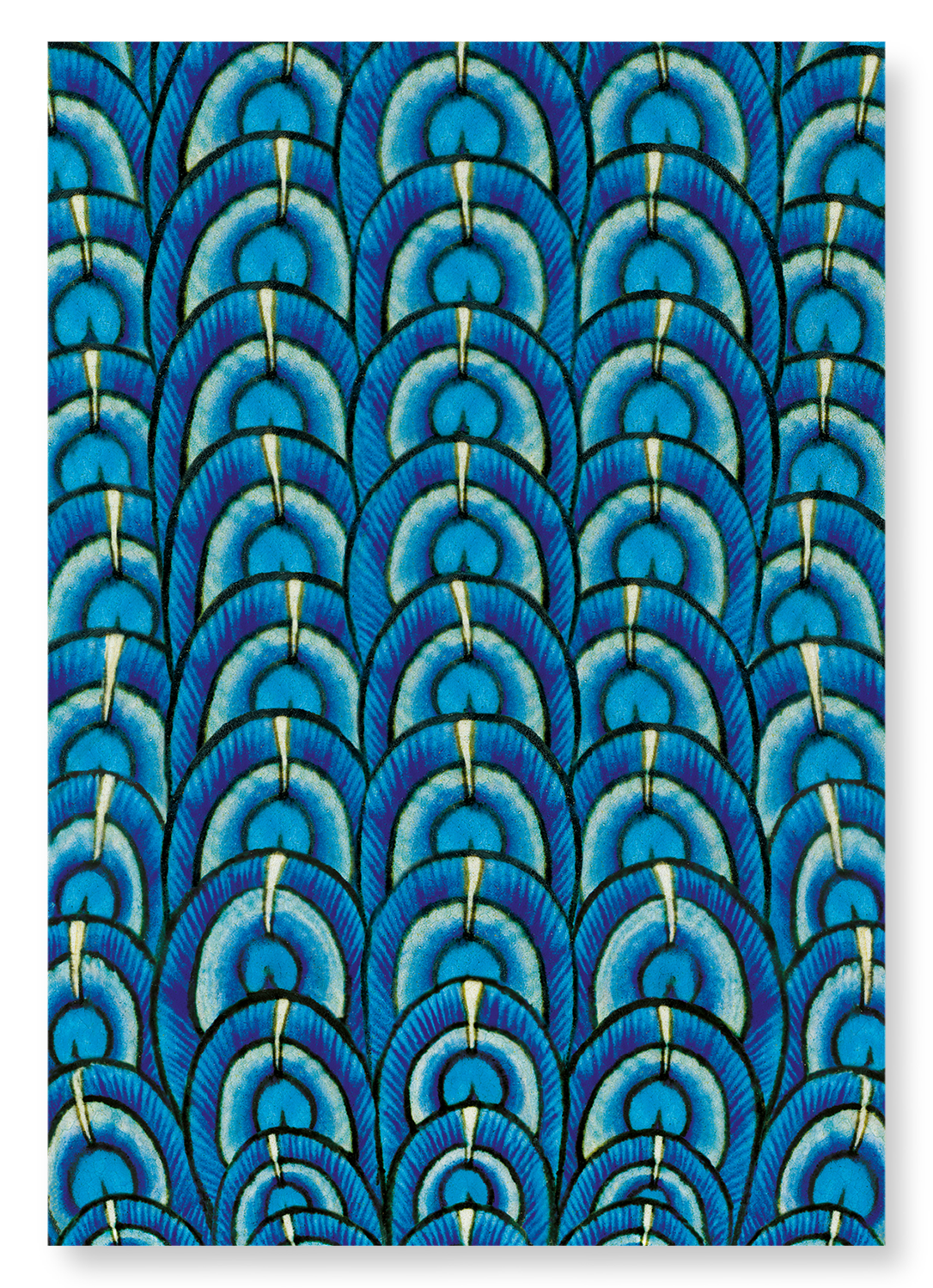DE MORGAN PEACOCK: Pattern Art Print