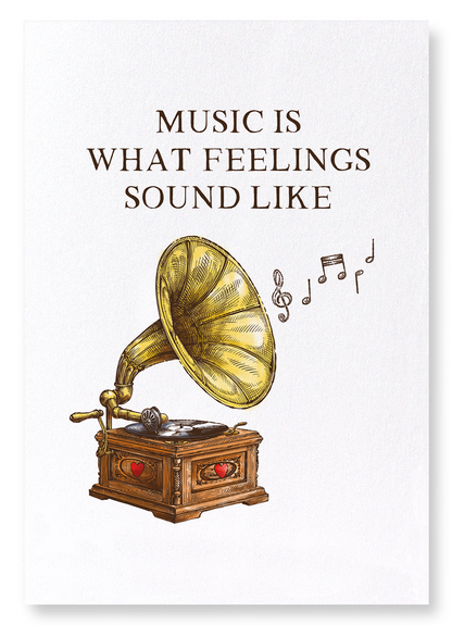 GRAMOPHONE MUSIC: Victorian Art Print
