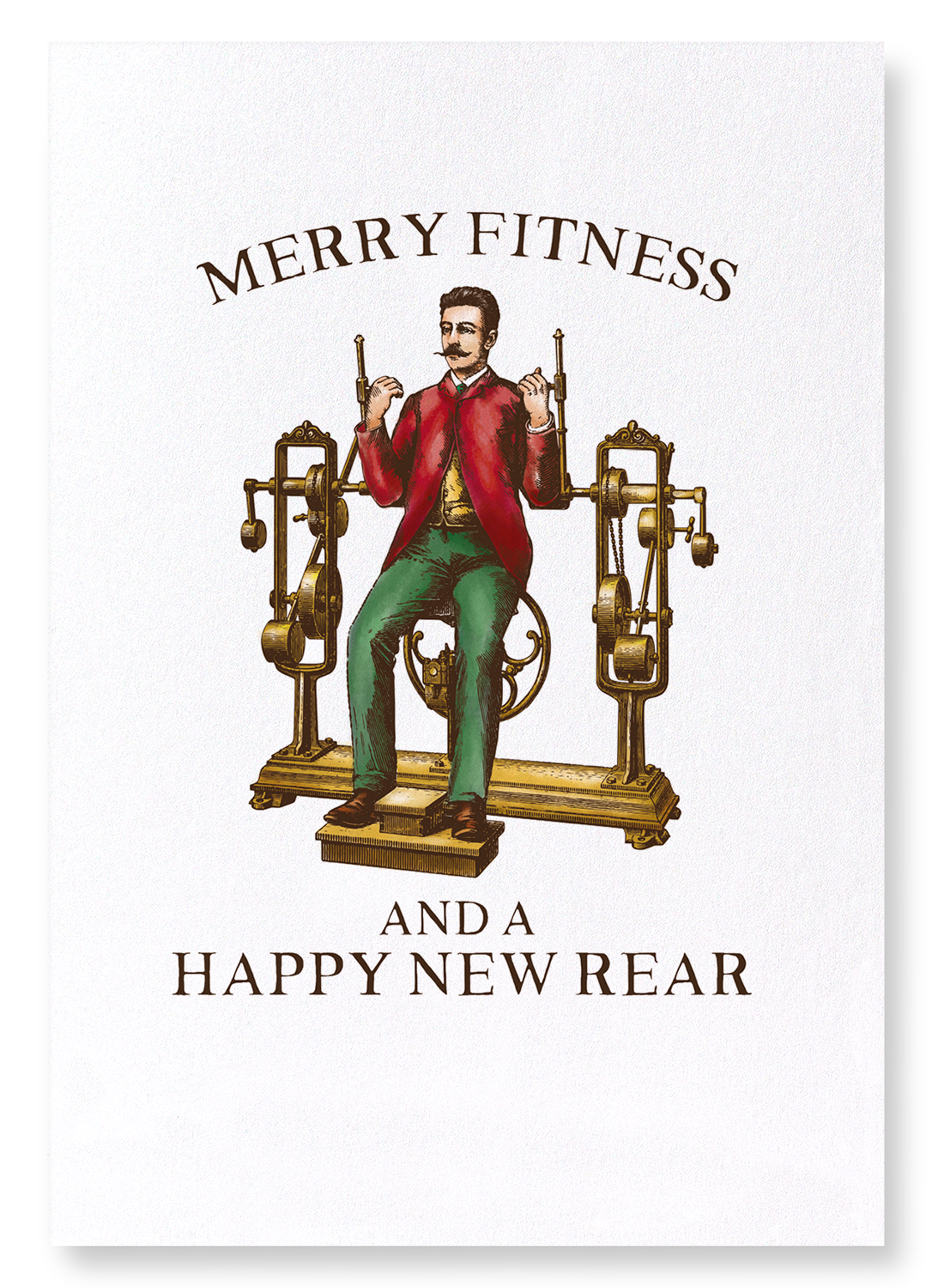 MERRY FITNESS AND NEW REAR: Victorian Art Print
