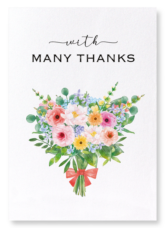 BOUQUET OF THANKS: Watercolour Art Print