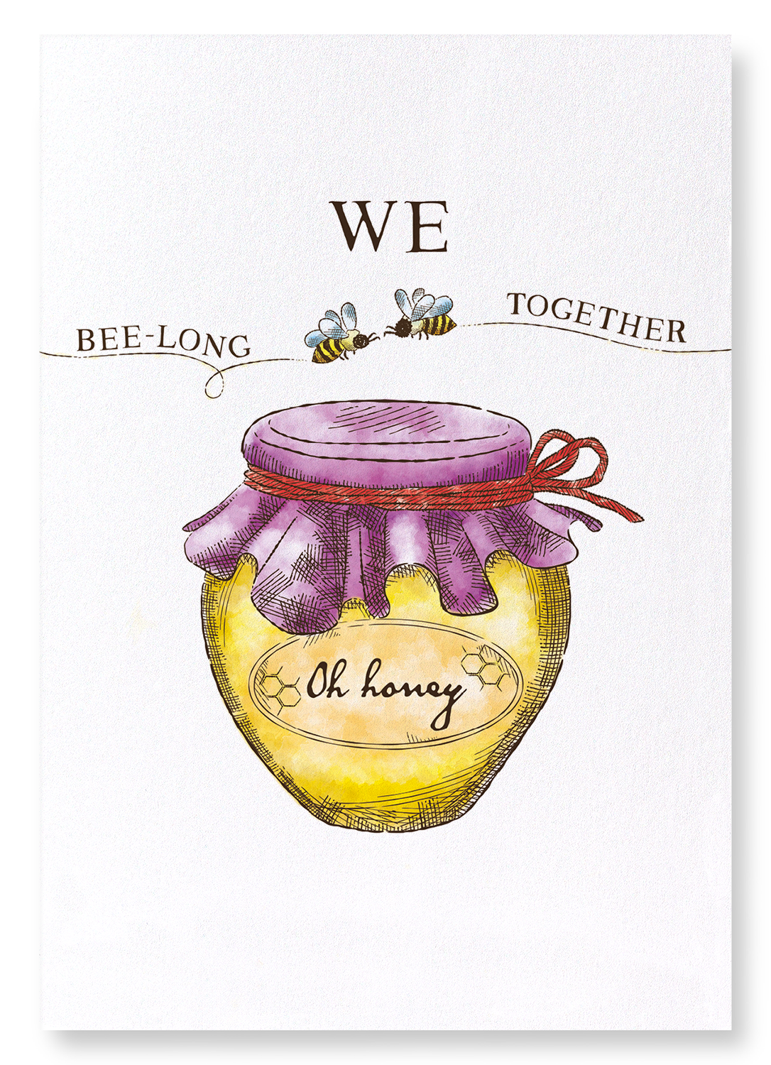 WE BEE-LONG TOGETHER: Victorian Art Print