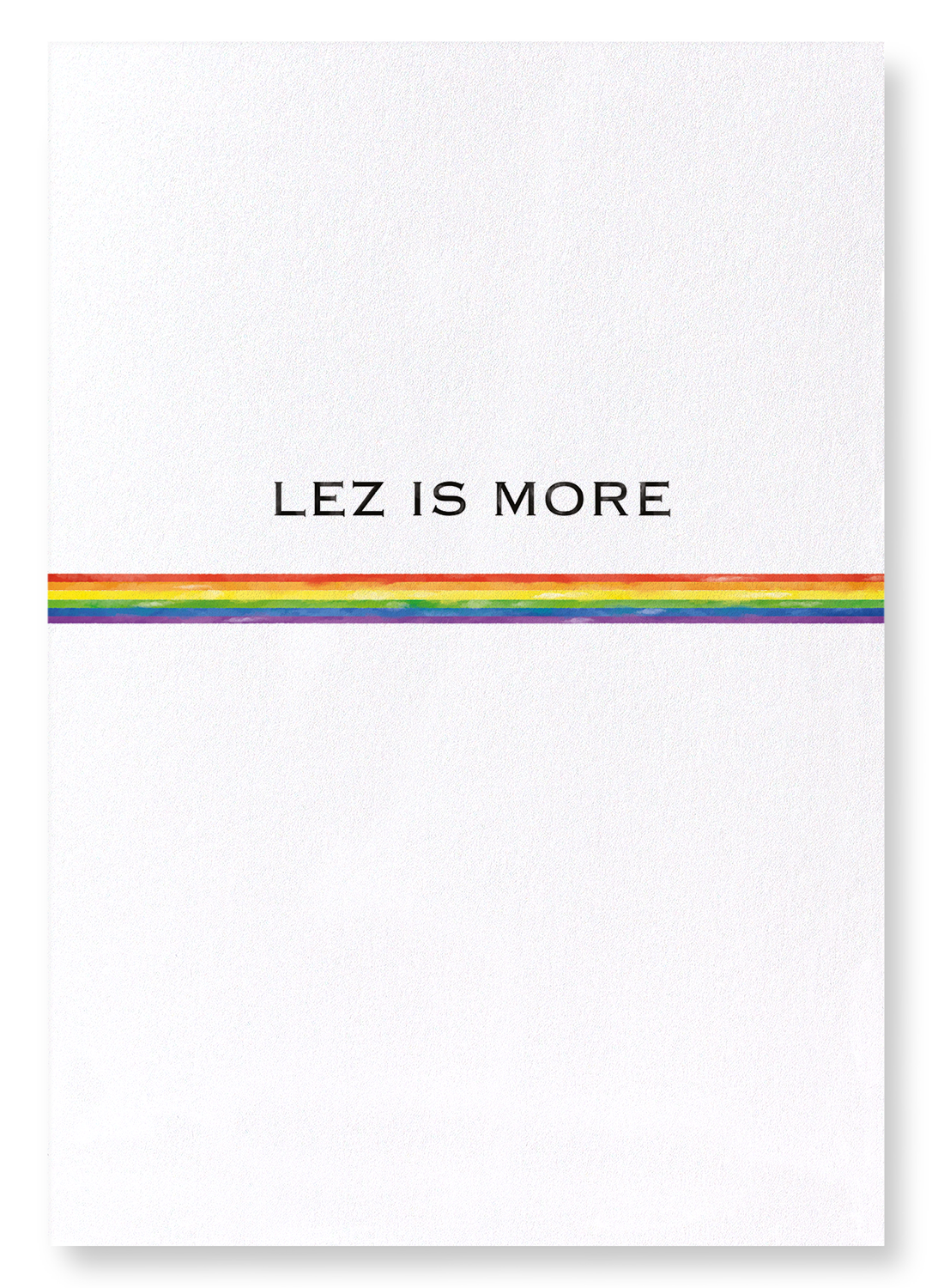 LEZ IS MORE: Watercolour Art Print