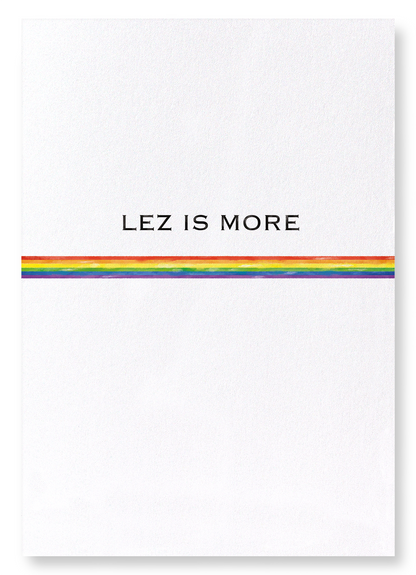 LEZ IS MORE: Watercolour Art Print
