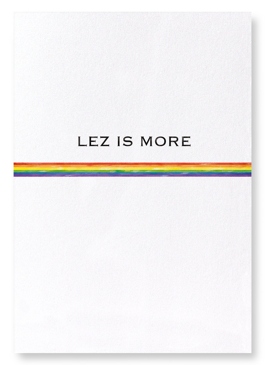LEZ IS MORE: Watercolour Art Print