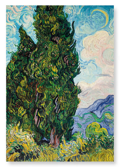 CYPRESSES (1889): Painting Art Print