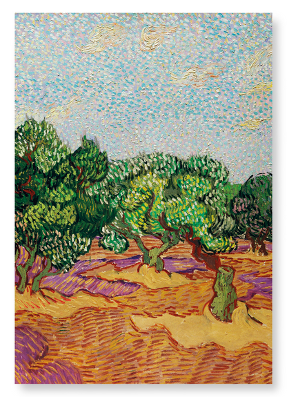 OLIVE TREES (1889) NO. 1: Painting Art Print