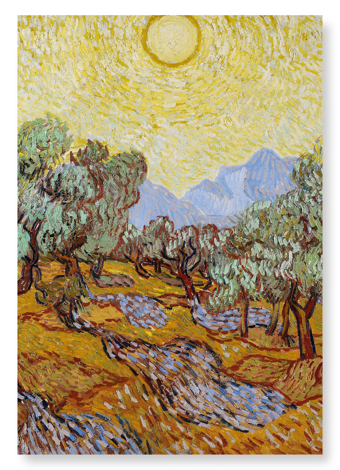 OLIVE TREES (1889) NO 2.: Painting Art Print