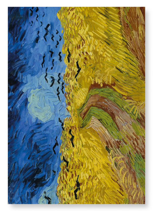 WHEATFIELD WITH CROWS (1890): Painting Art Print