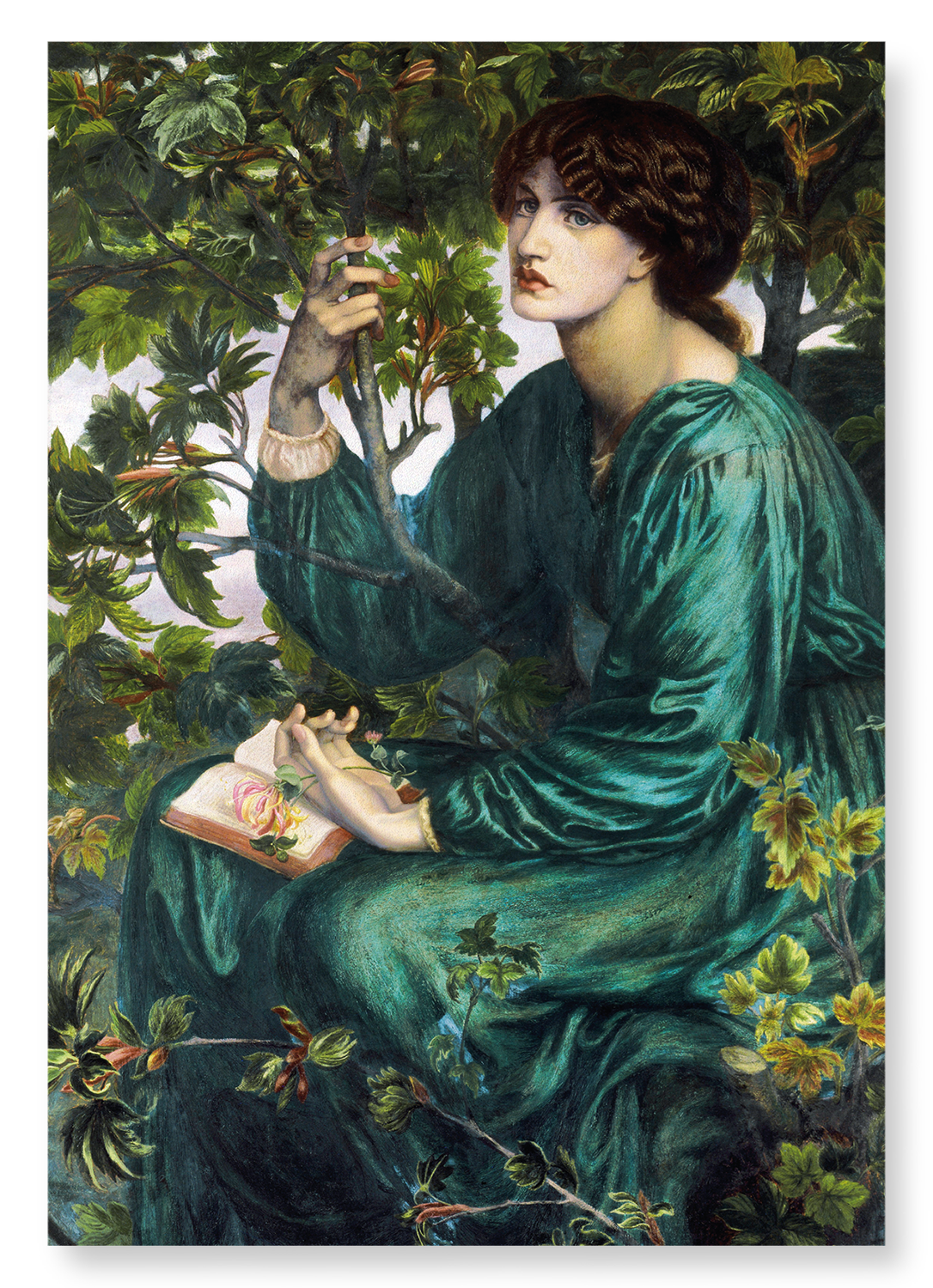 THE DAY DREAM (1880): Painting Art Print